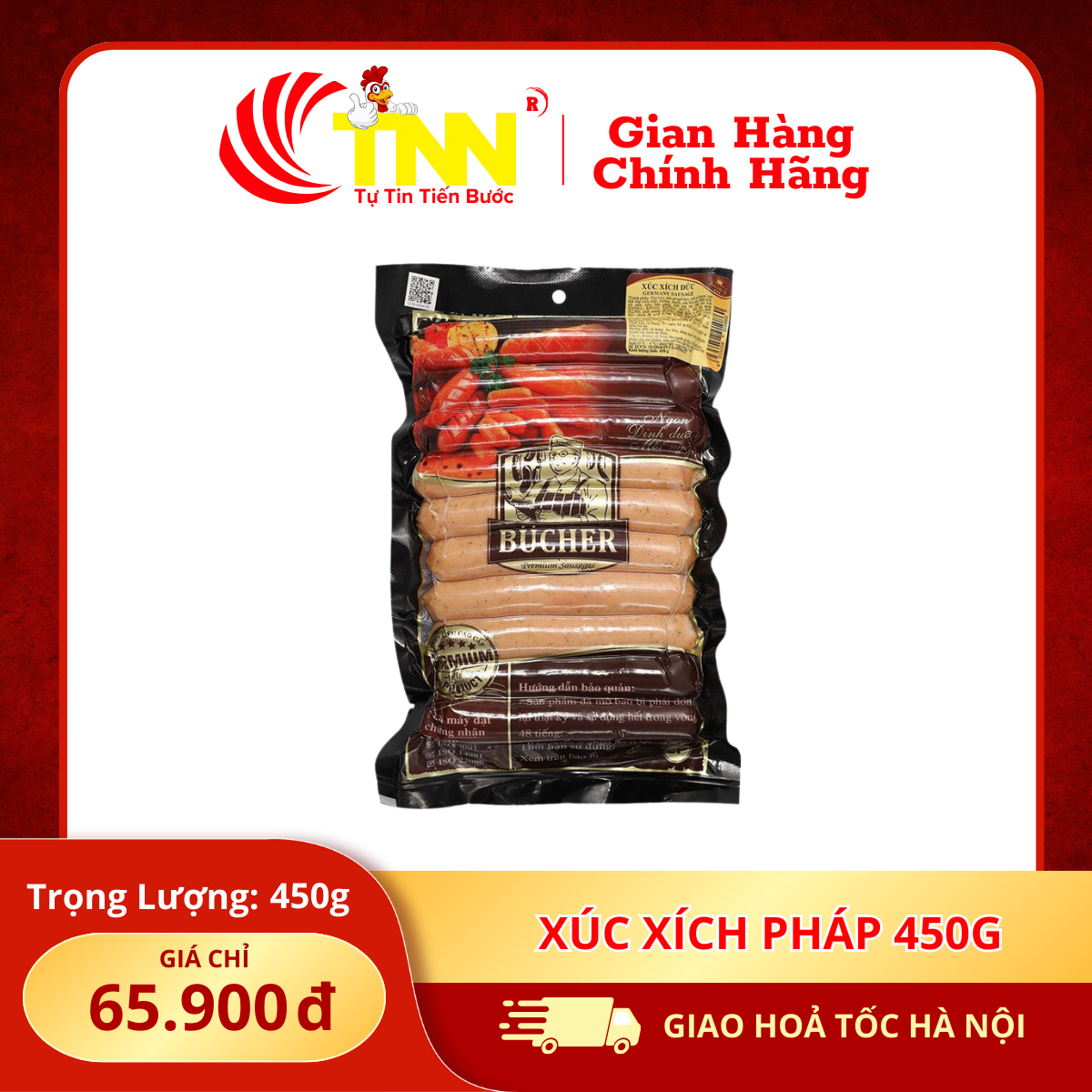 Xúc xích Pháp 450g