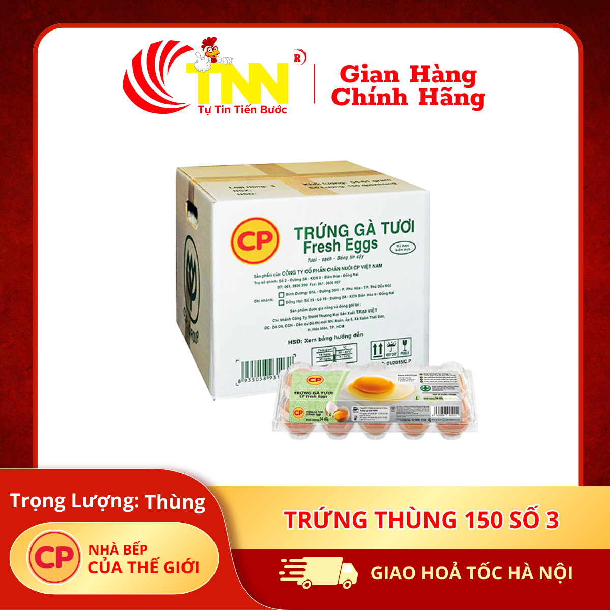 Trứng Thùng 150 số 3