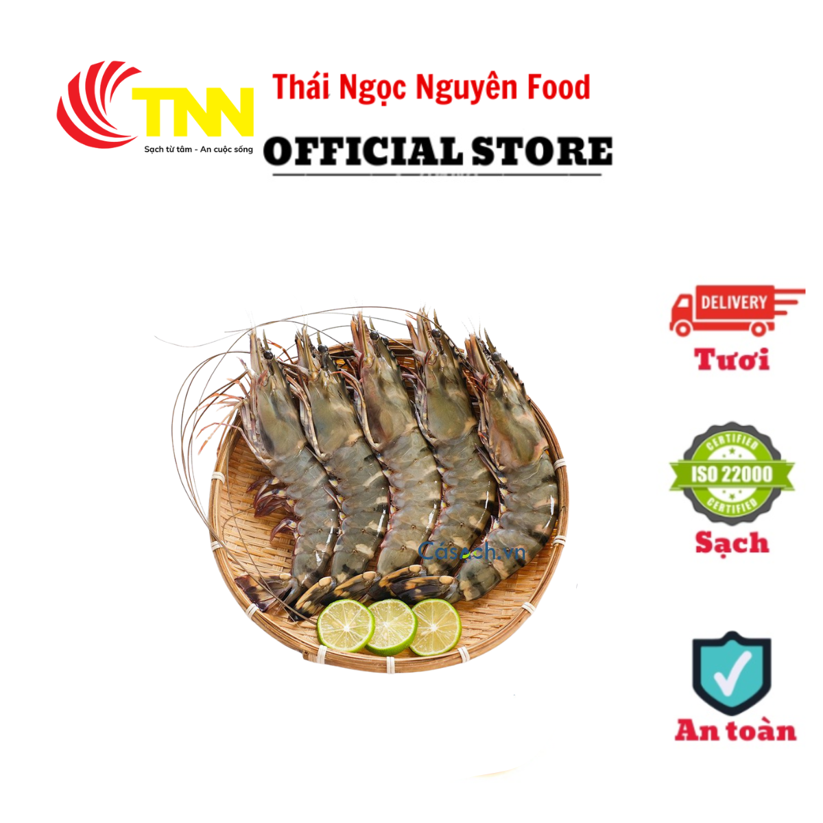 Tôm Sú Nguyên Con (size 20-25 con/kg)