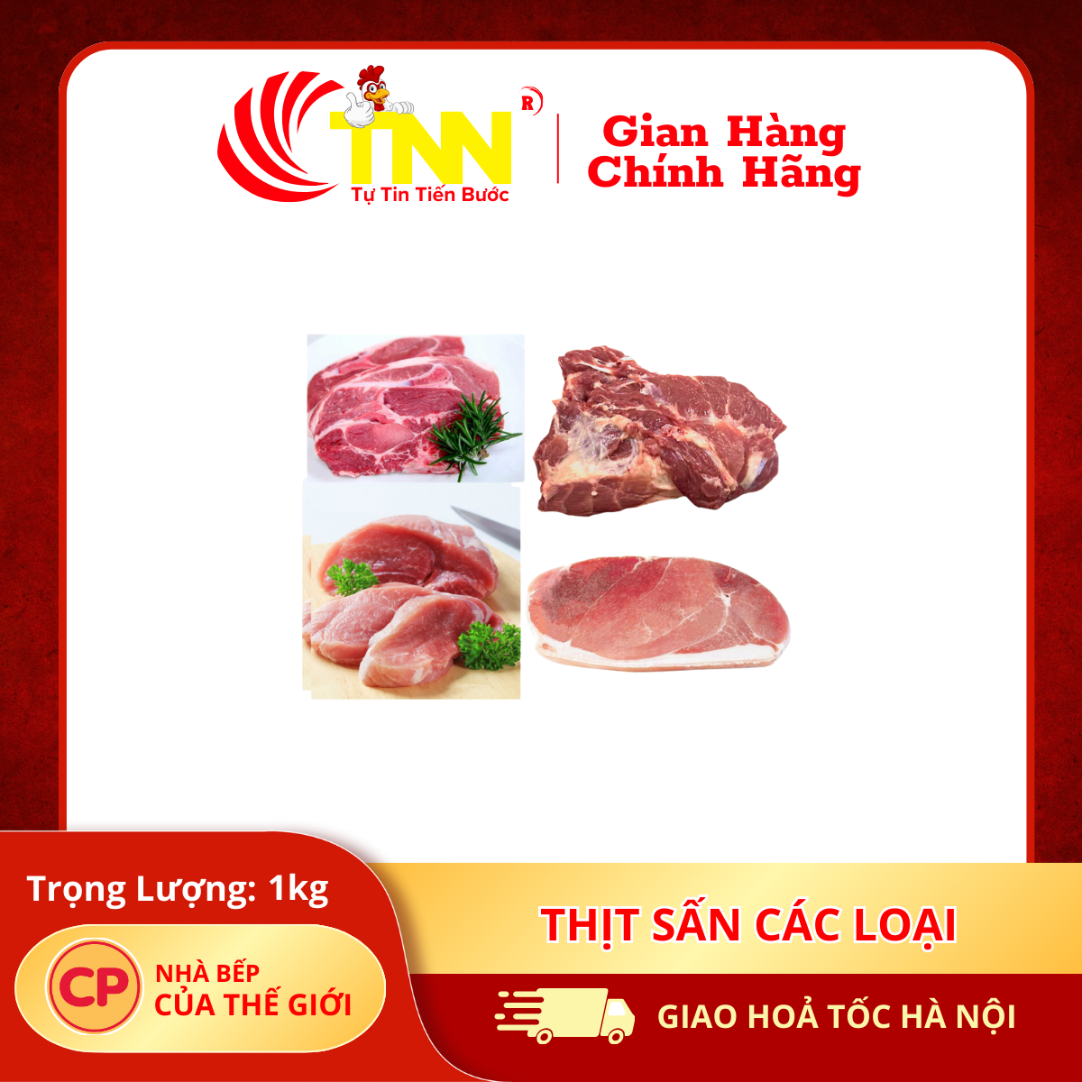 Thịt sấn các loại