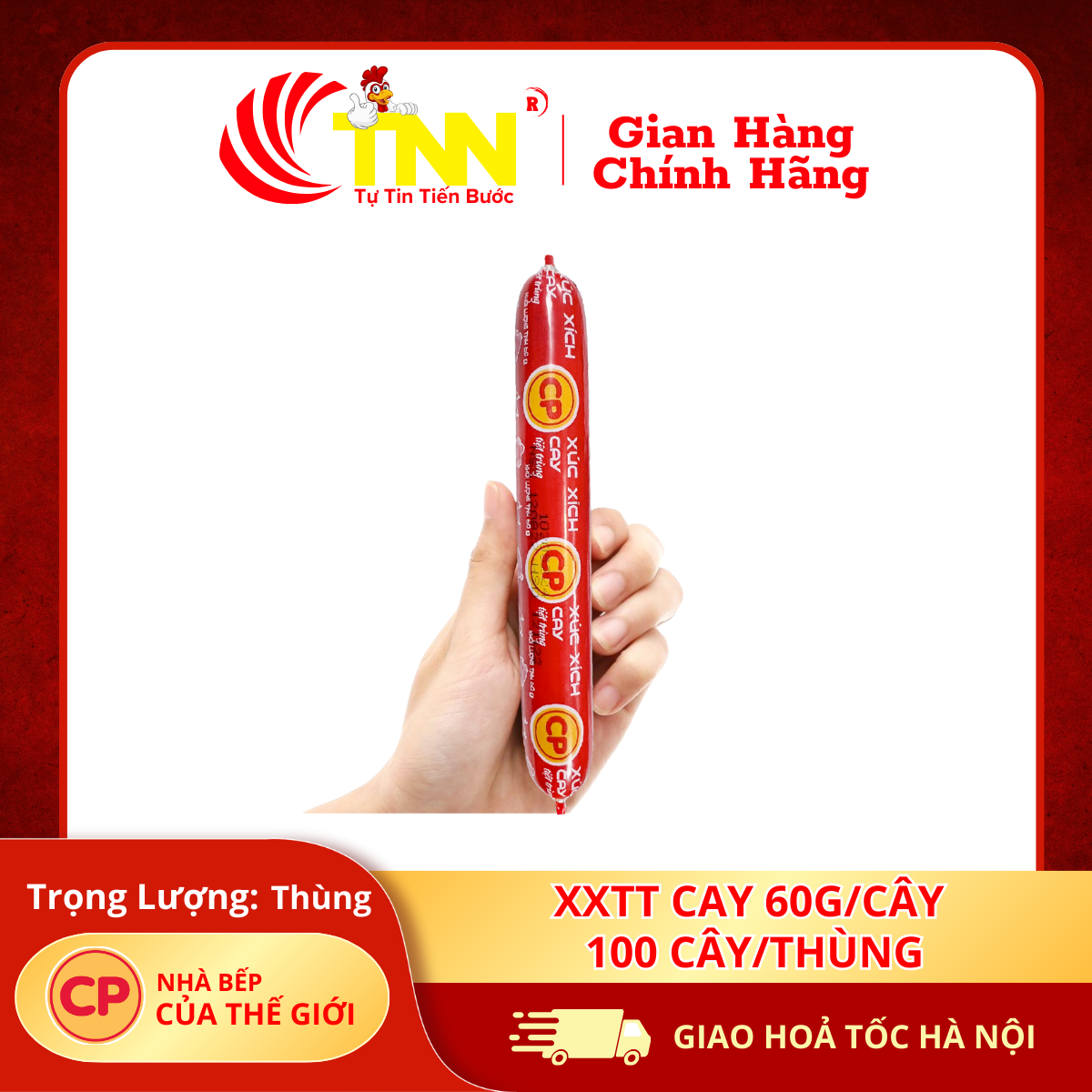 XXTT Cay 60g/cây - 100 cây/thùng