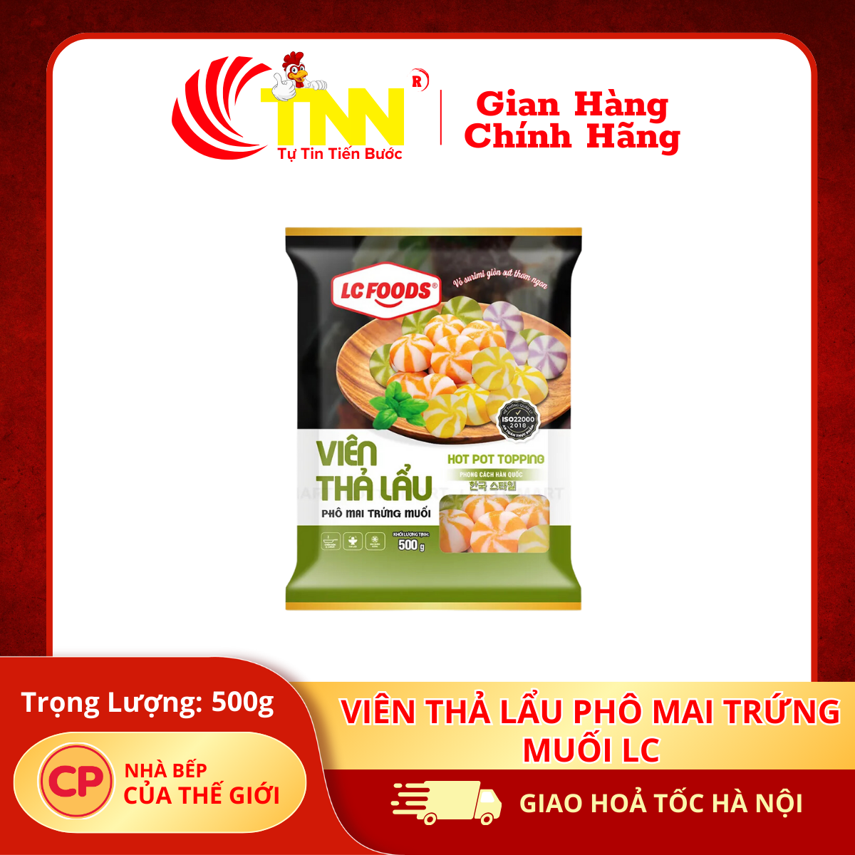 Viên thả lẩu Phô Mai trứng muối LC