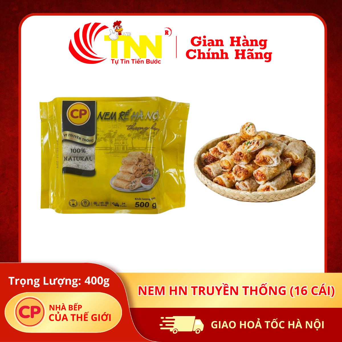 Nem HN truyền thống 400g (16 cái) ĐL