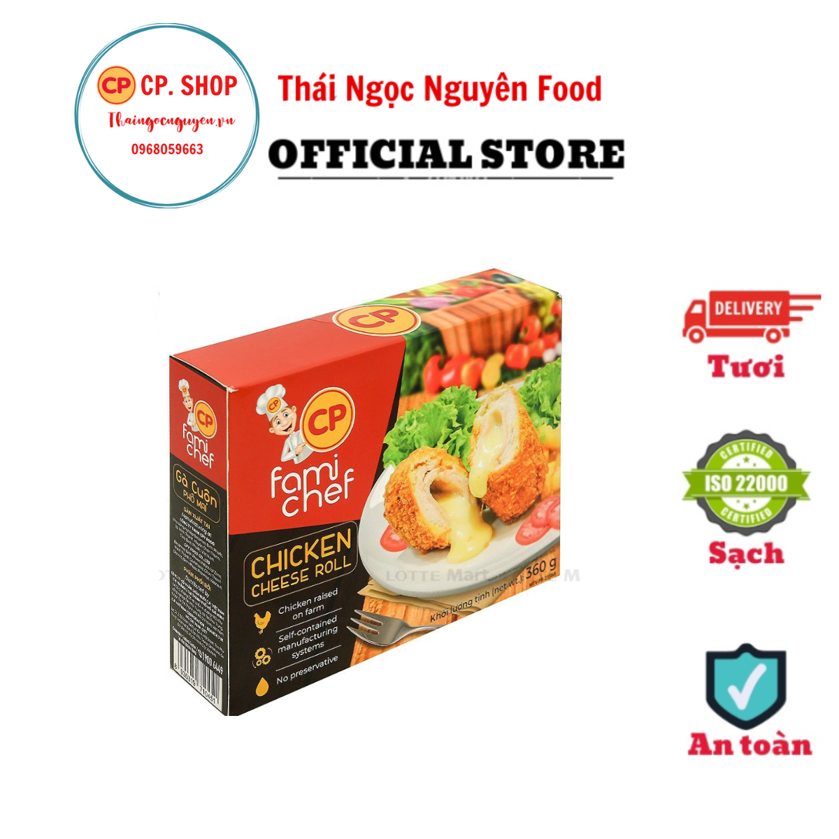 Gà Cuộn Phomai 360G