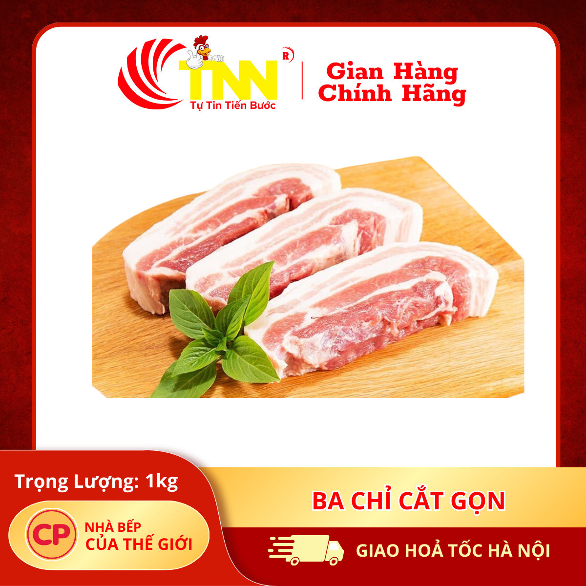 Ba chỉ cắt gọn