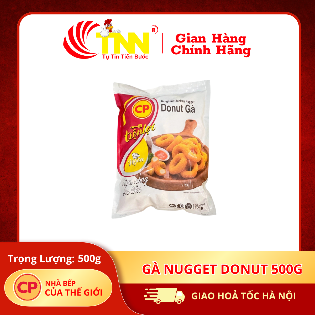 Donut gà 500G cp