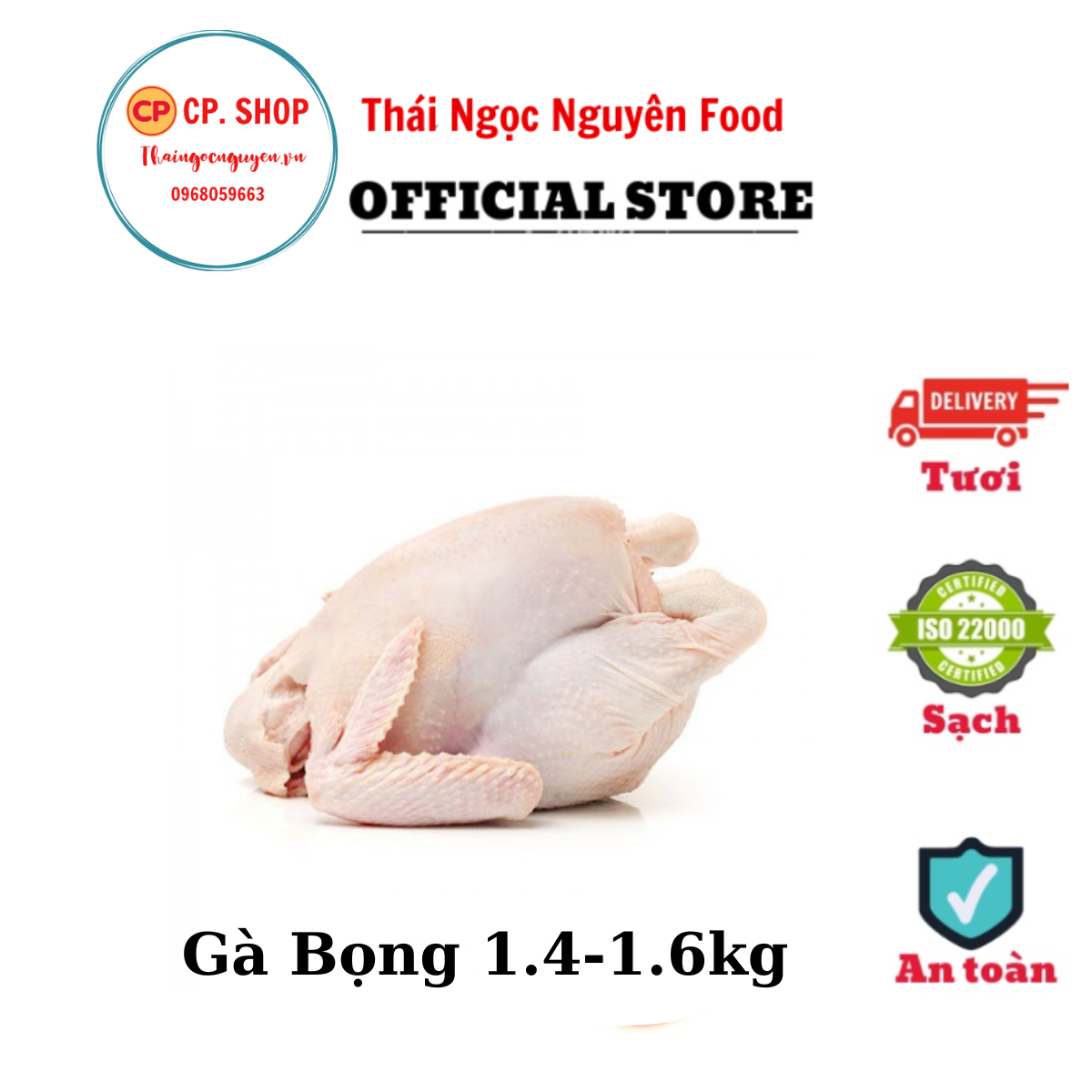 Gà Bọng 1.4-1.6kg