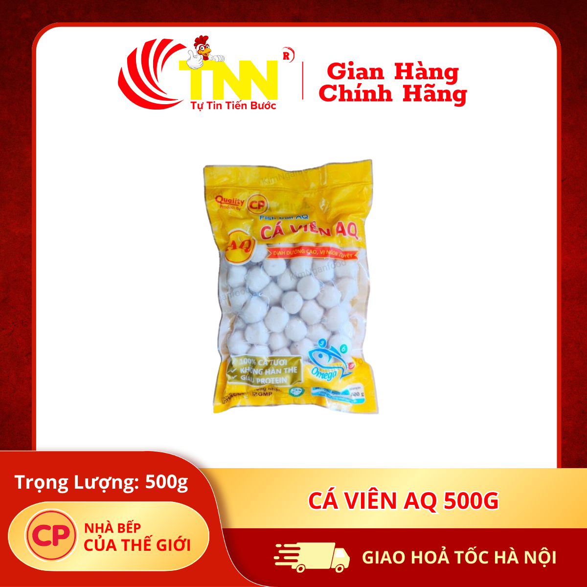 Cá viên Rau củ 500g