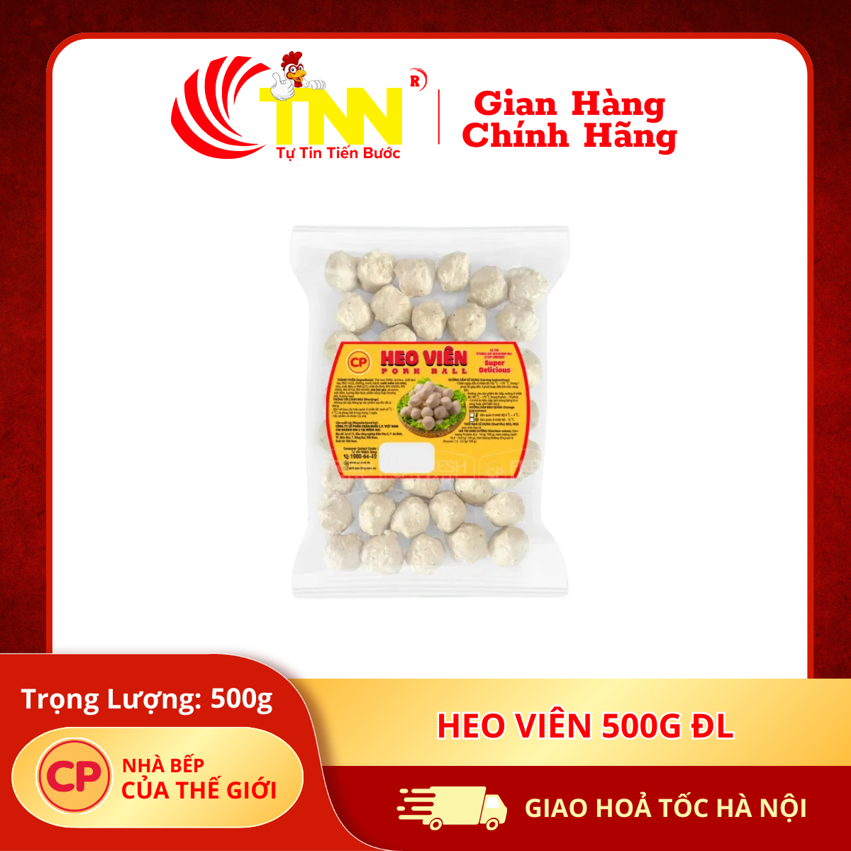 Heo viên 500g ĐL