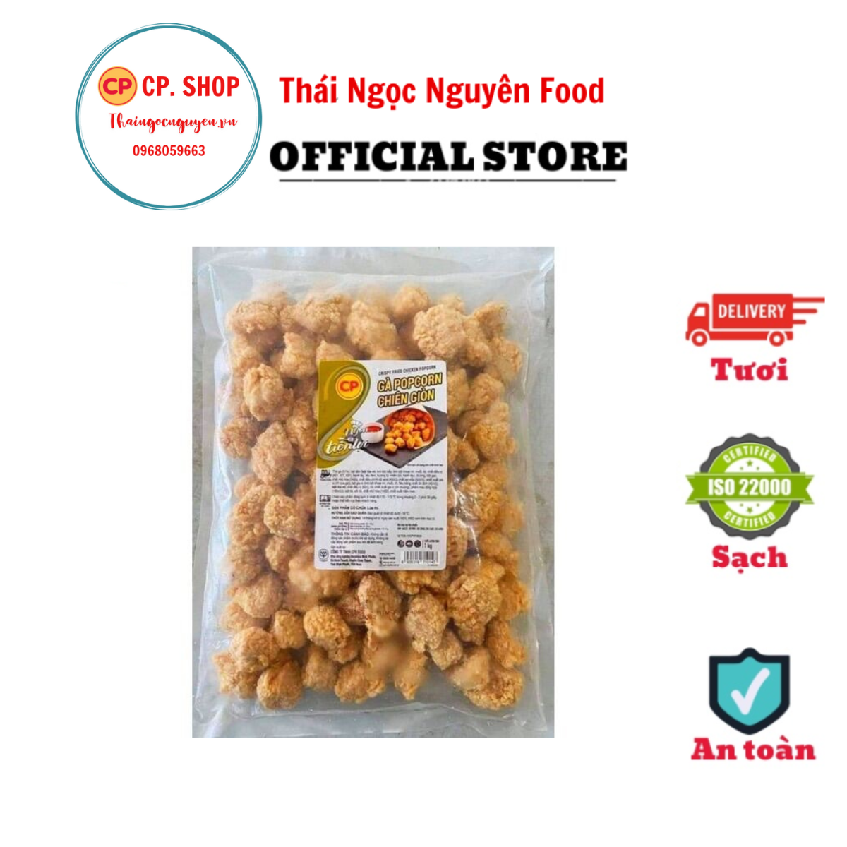 Gà Popcorn Chiên Giòn 1KG