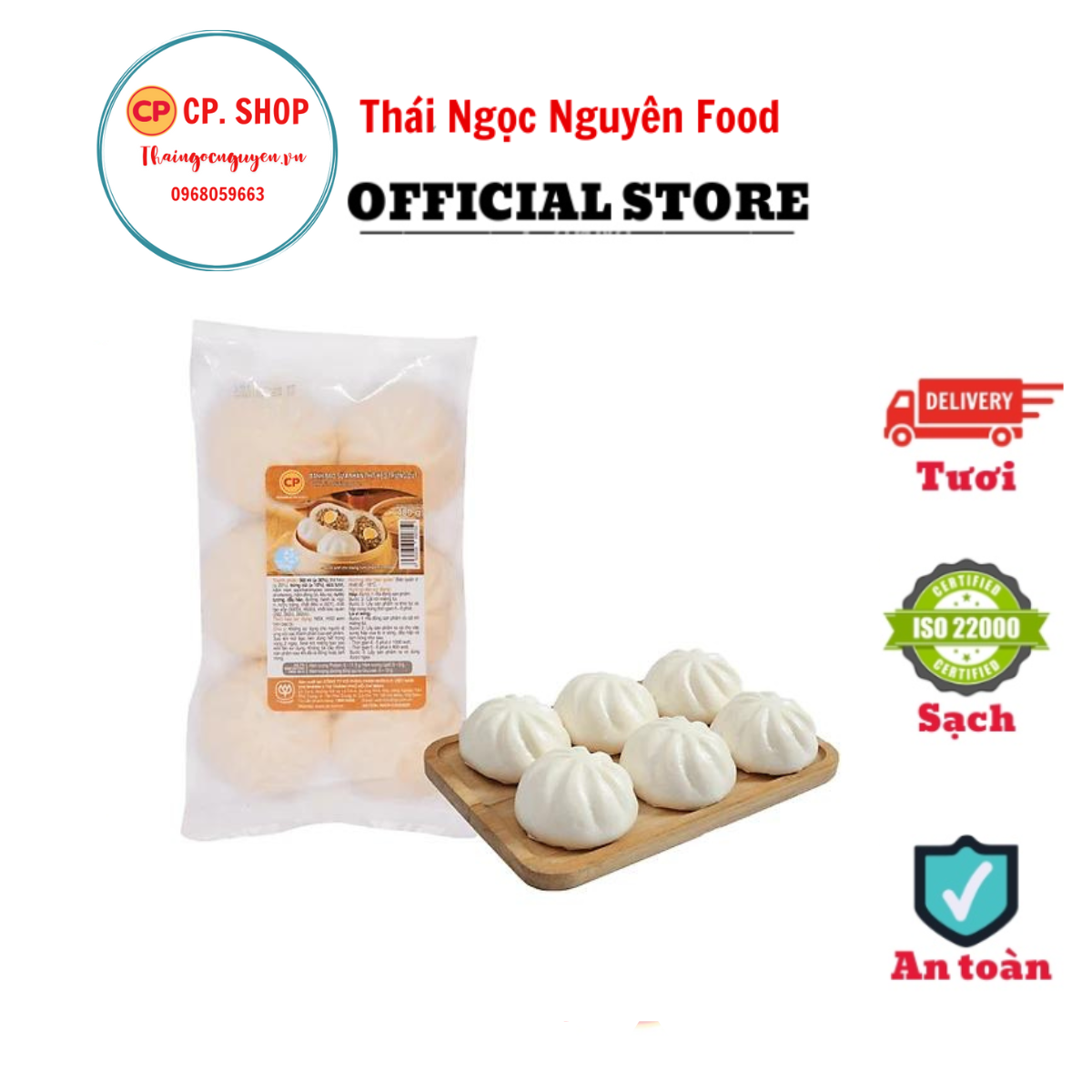 Bánh Bao Nhân Trứng Sữa 360G