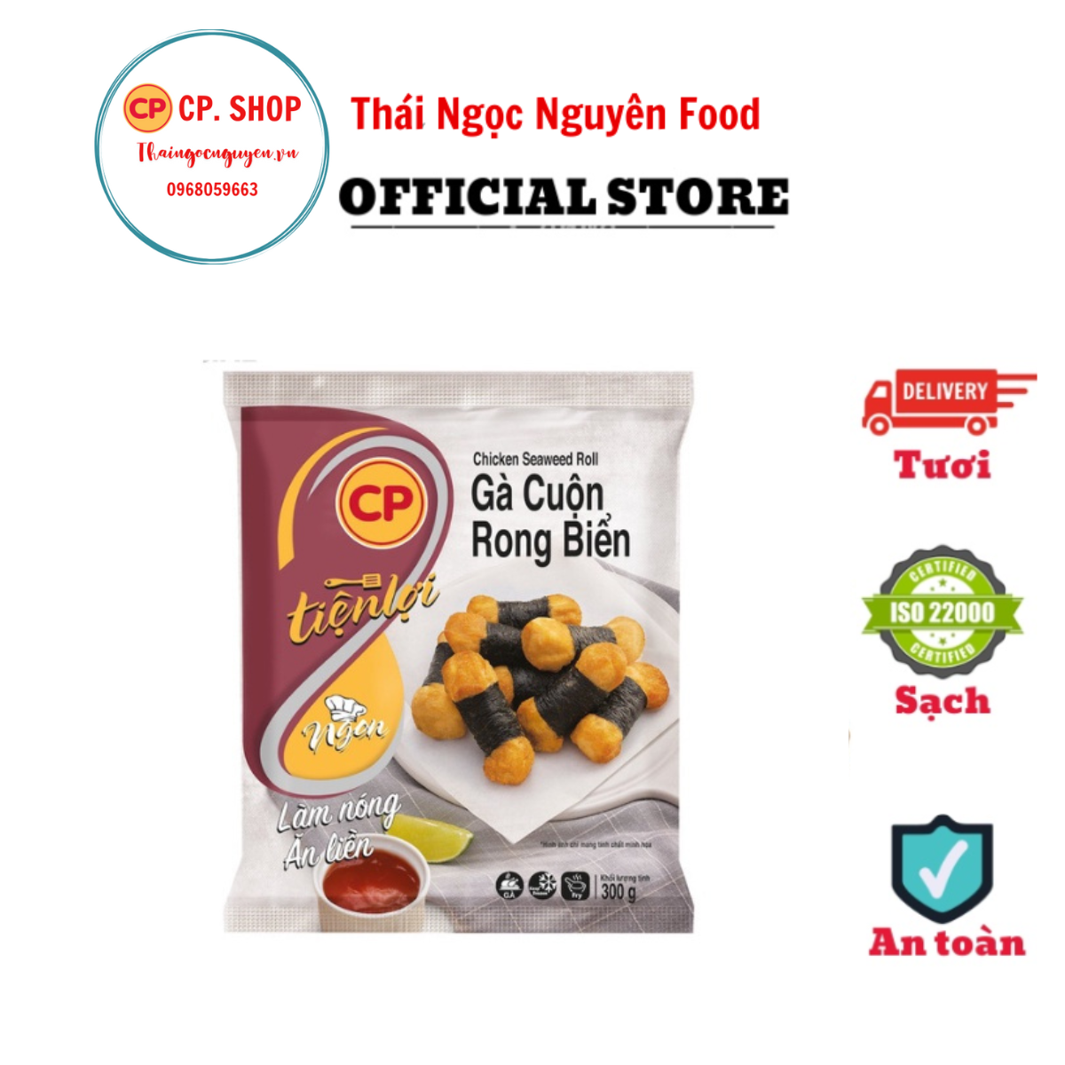 Gà Cuộn Rong Biển 300G