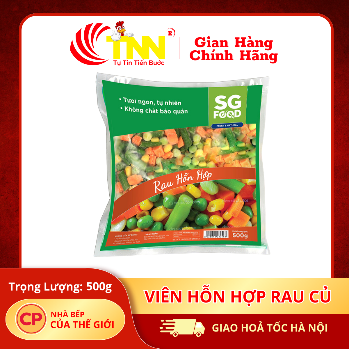 Viên hỗn hợp rau củ