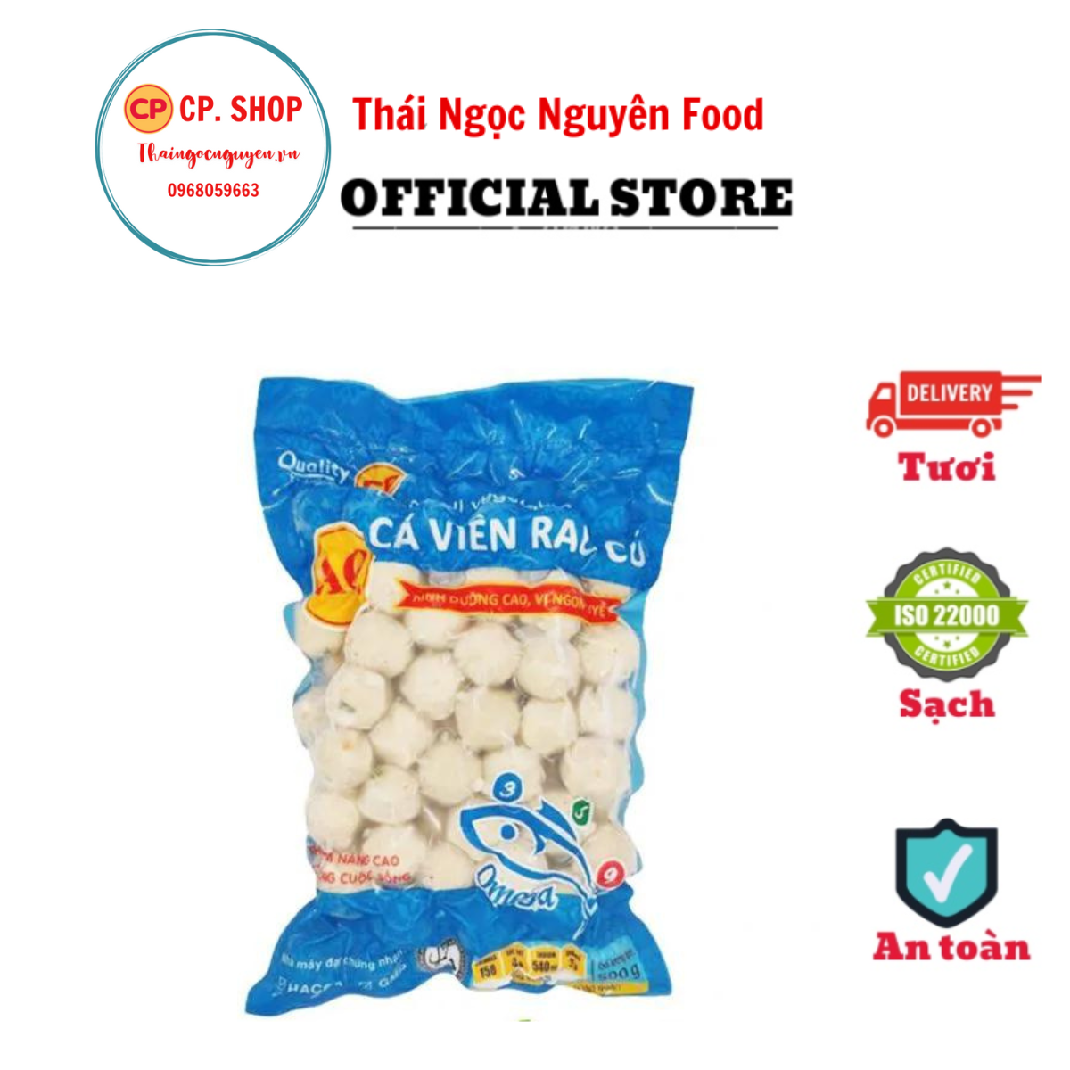 Cá Viên Rau Củ 500G