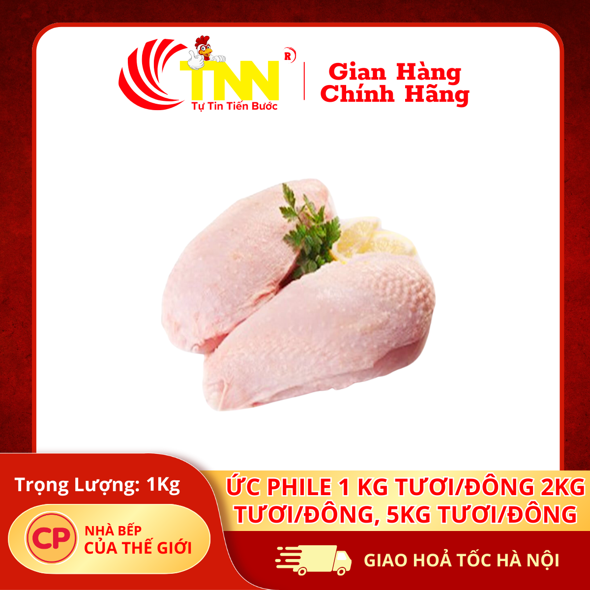 Ức phile 1 kg tươi/đông 2kg tươi/đông, 5k tươi/đông