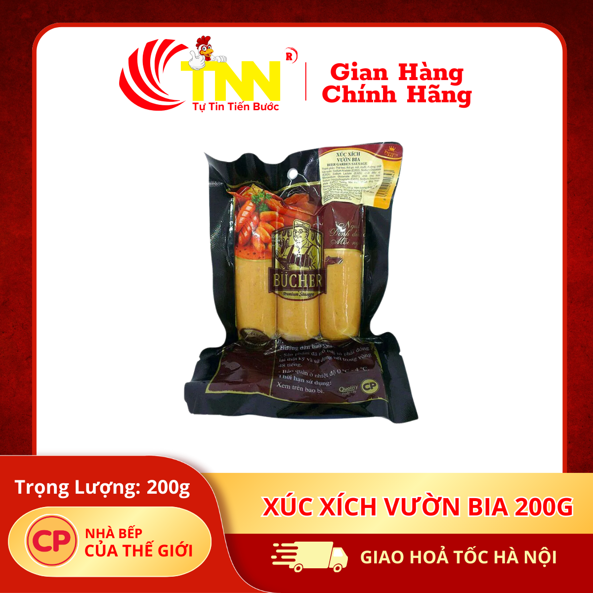 Xúc xích Vườn bia 200g