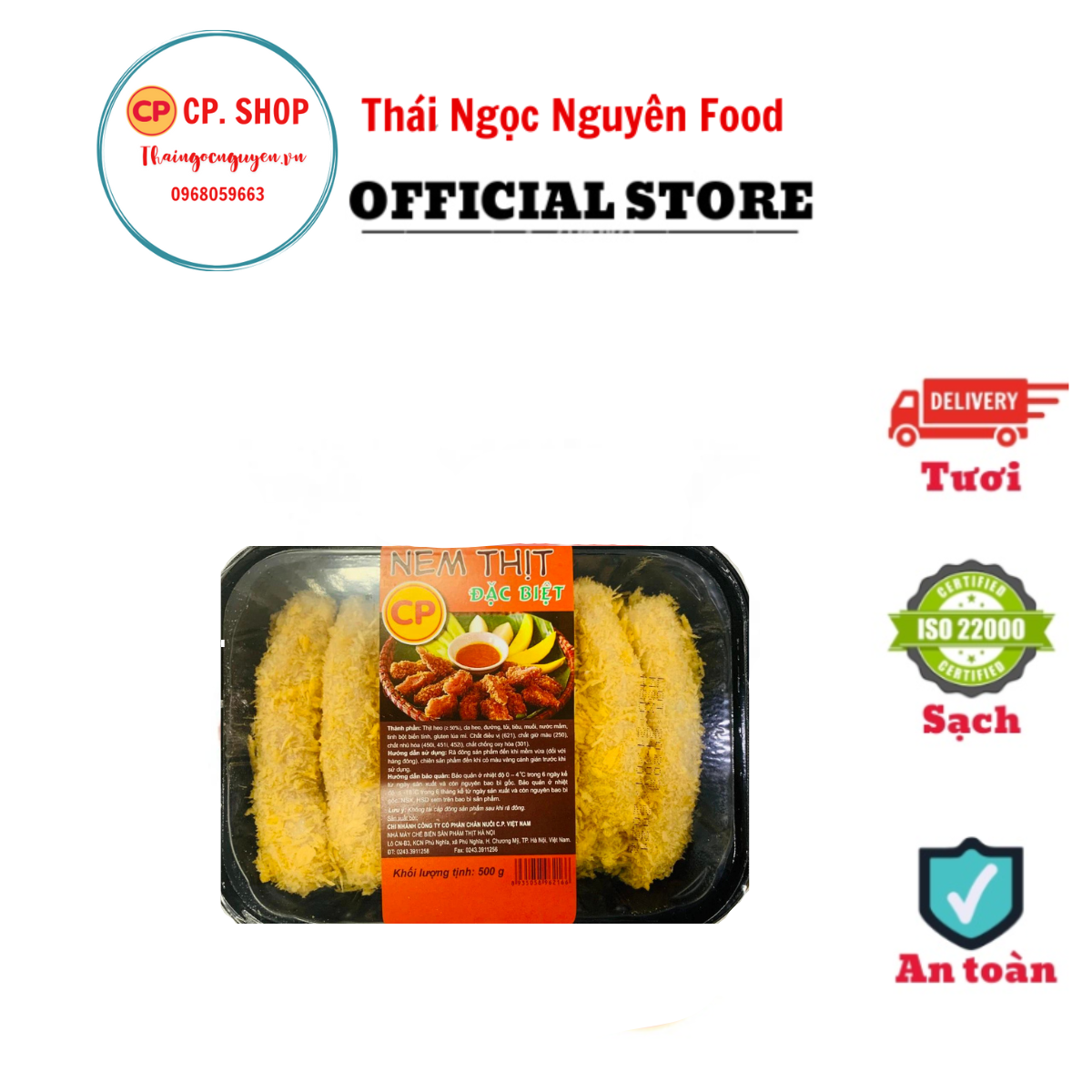 Nem Thịt Đặc Biệt 500G ĐL