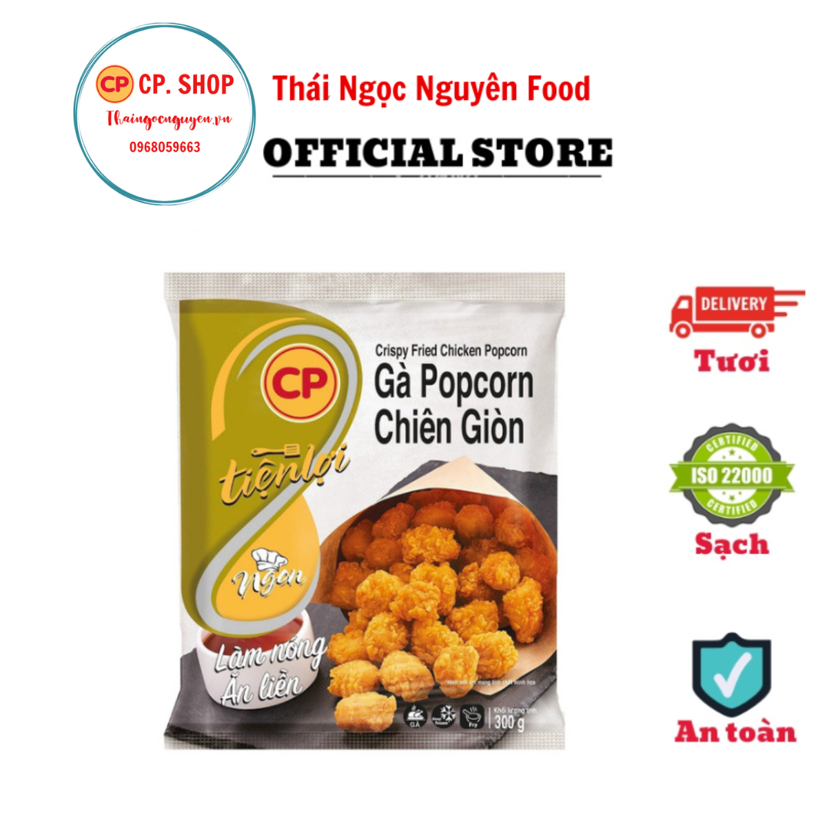 Gà Popcorn Chiên Giòn 300G