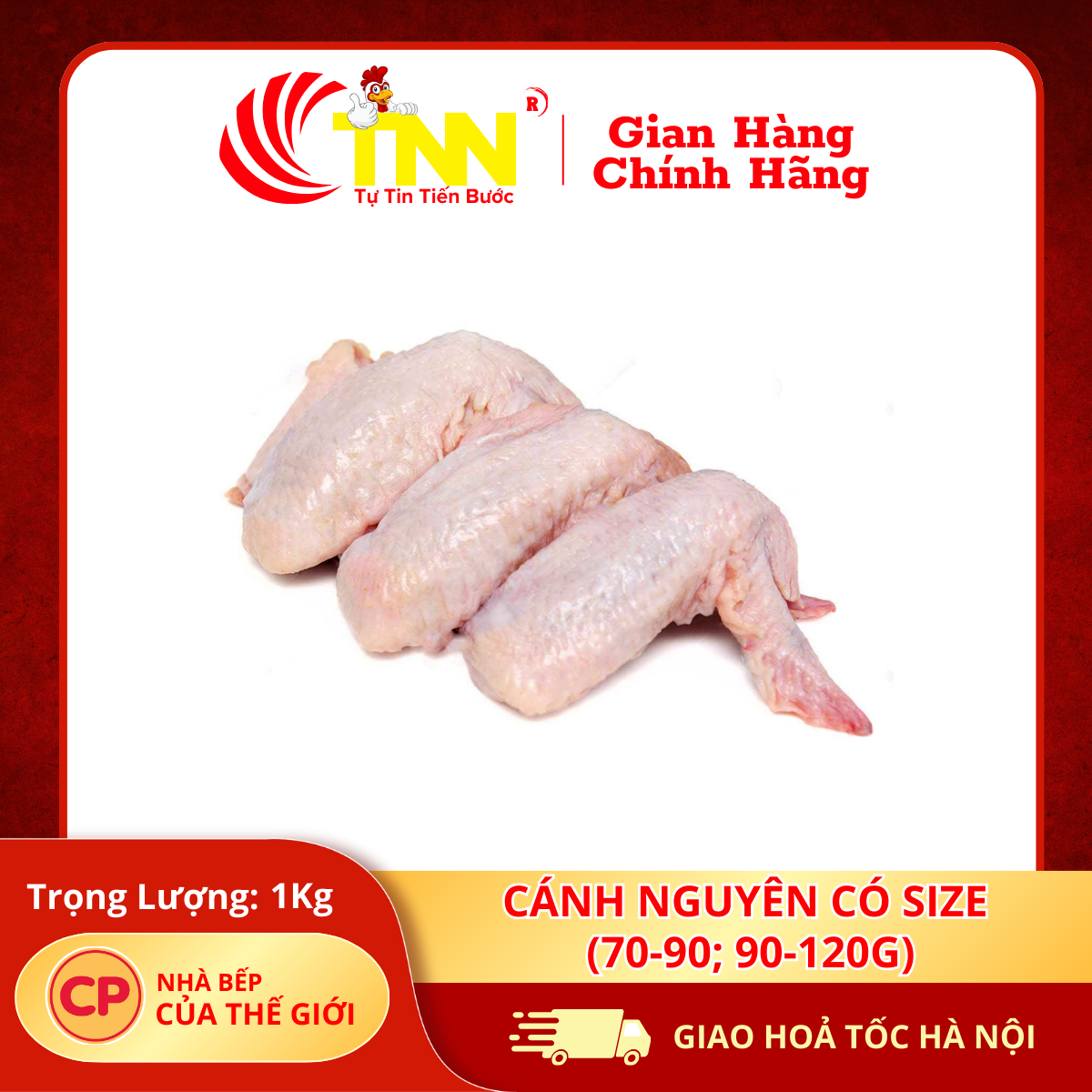 Cánh nguyên có Size(70-90; 90-120g)