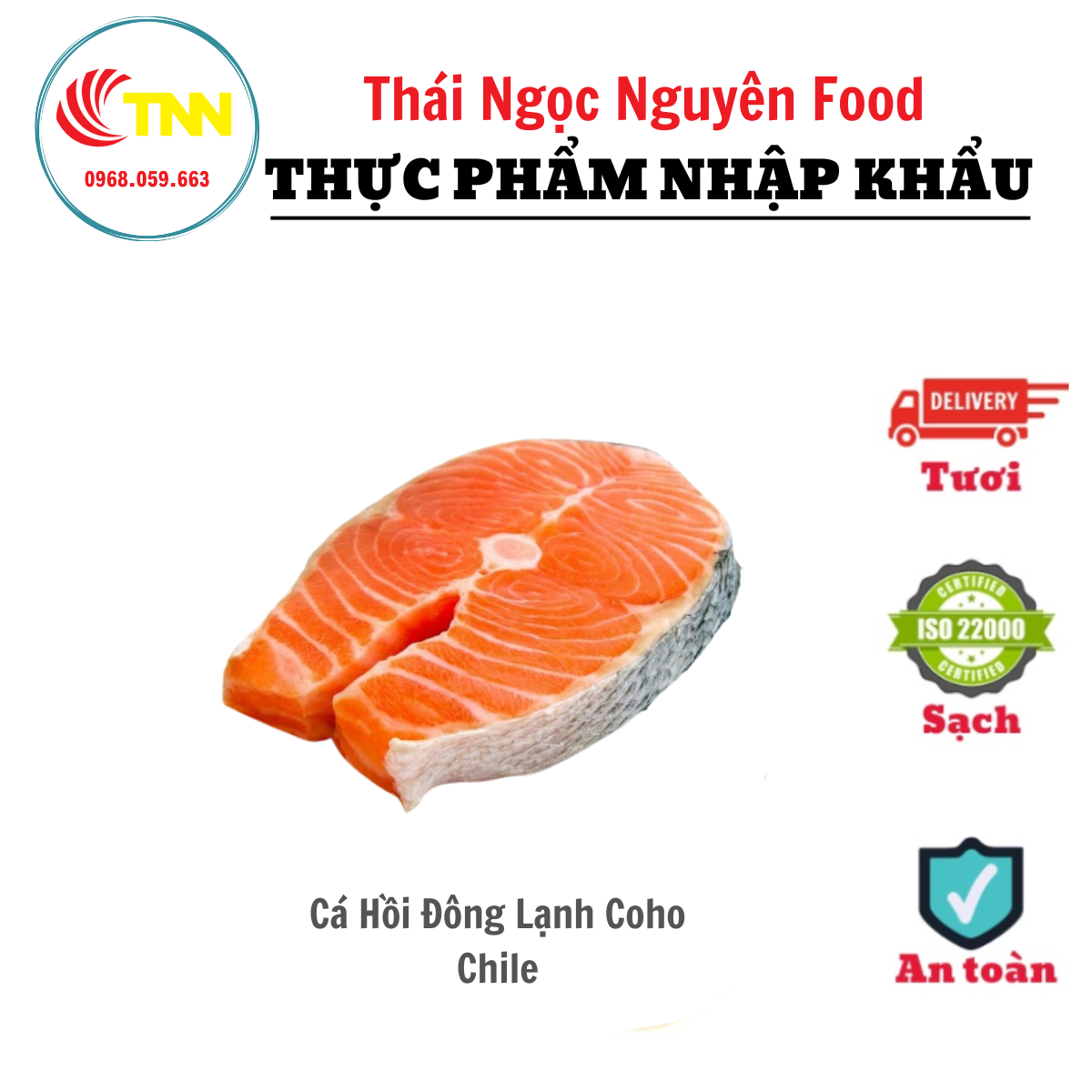 Cá Hồi Đông Lạnh coho