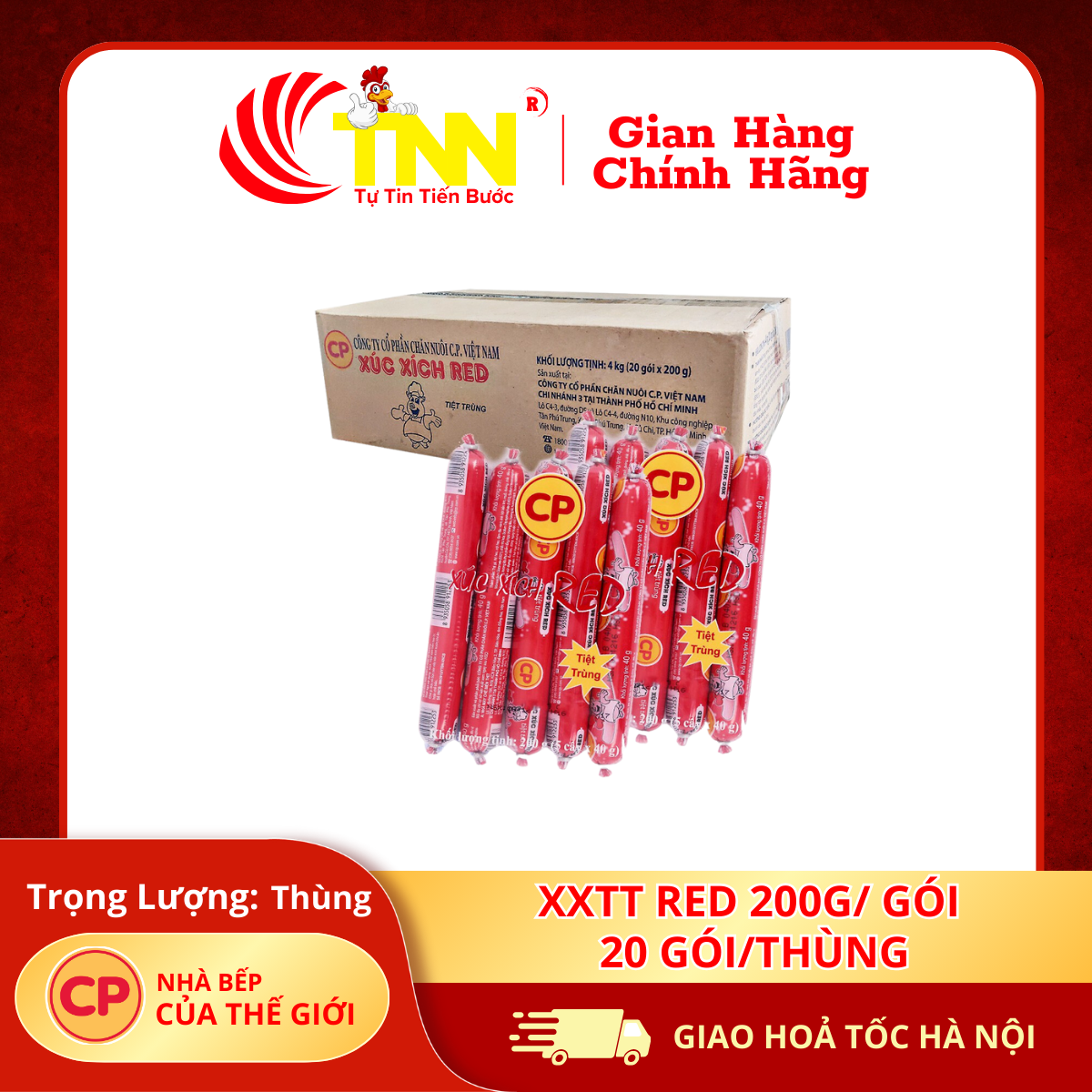 XXTT Red 200g/ gói - 20 gói/thùng