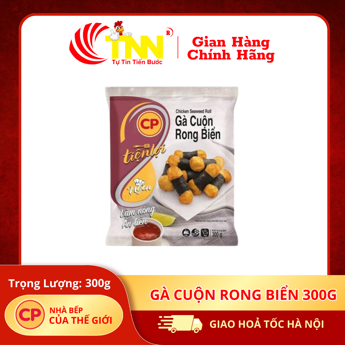 Gà cuộn rong biển 300g