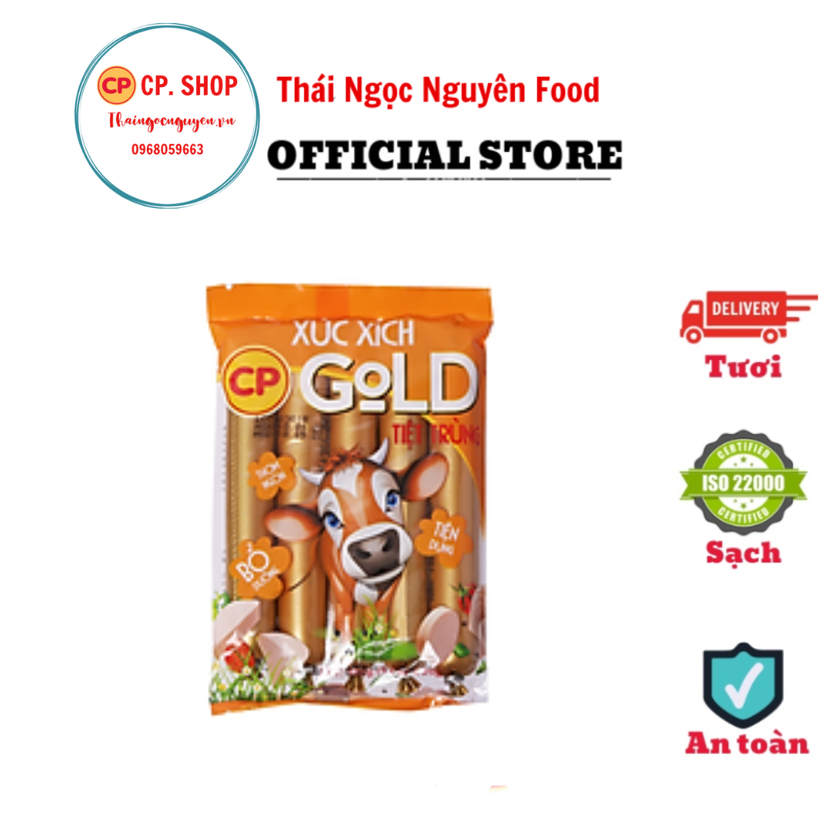 Xúc Xích Tiệt Trùng Gold 100G